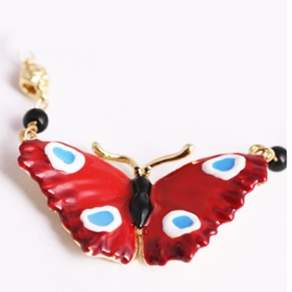 Les NEREIDES Butterfly Pendant Necklace - Picture 3 of 7